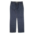 DRIVER Womens Jeans Blue Loose Straight W33 L32