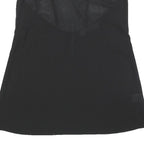 ALICE MCCALL Womens Black Sleeveless V-Neck Plain Cami Top L Slim Fit