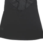 ALICE MCCALL Womens Black Sleeveless V-Neck Plain Cami Top L Slim Fit