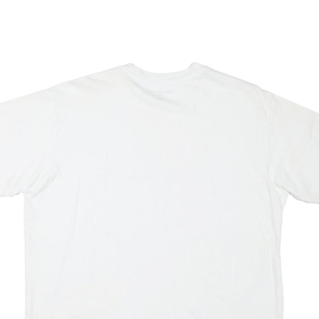 CALVIN KLEIN JEANS Mens White S Graphic T-Shirt Short Sleeve Crew Neck Logo