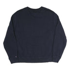 TOMMY HILFIGER Mens Navy Blue Cotton Blend Crew Neck XL Sweatshirt Pullover