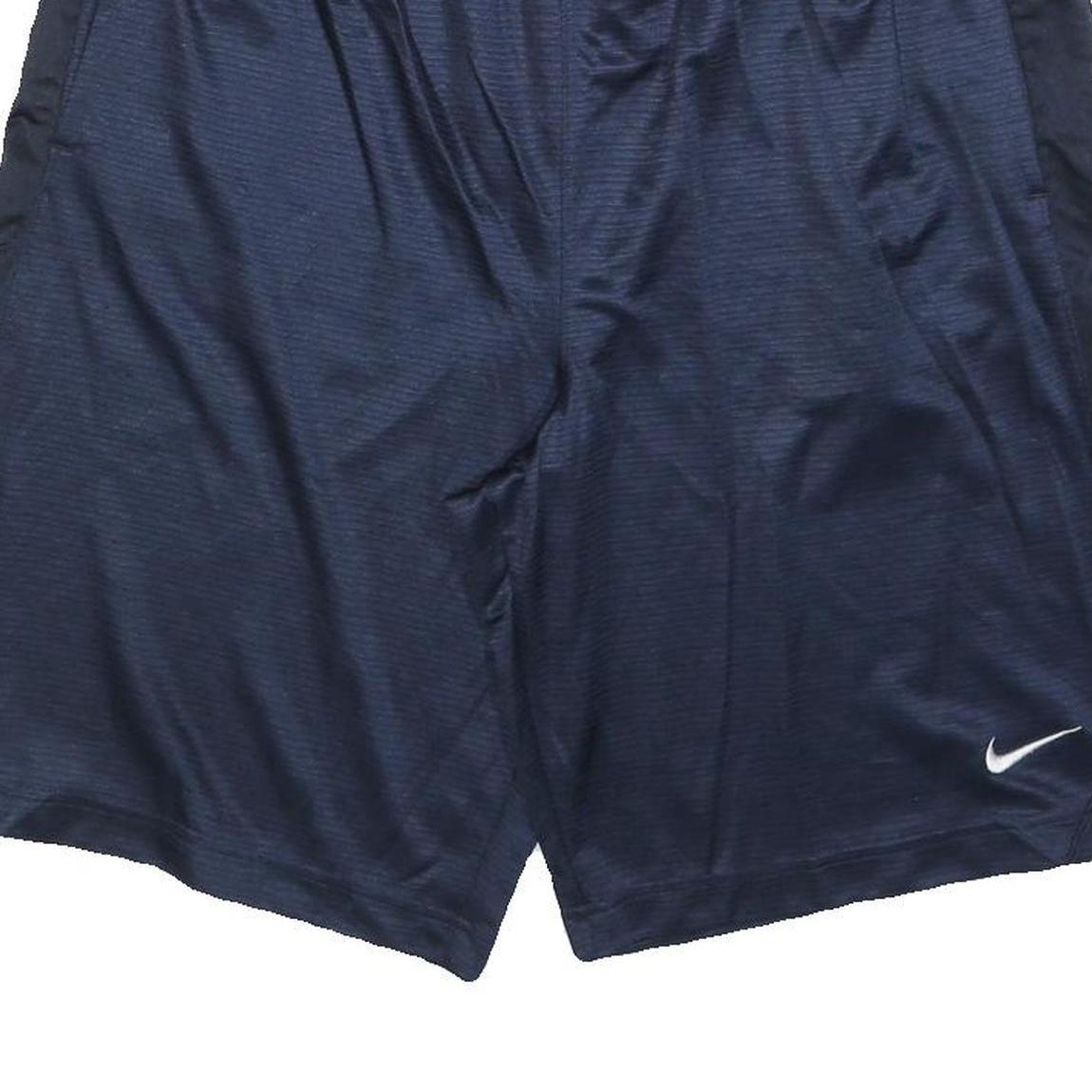 NIKE Mens Shorts Navy Blue Casual Regular L W34 Lightweight Athletic