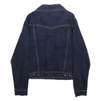 ARIZONA JEAN COMPANY Womens Blue Denim Jacket M Cotton Button Plain Classic Fit