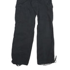 CARHARTT Mens Cotton Blend Black Regular Straight Trousers W28 L31 Utility