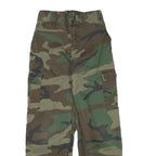 MFH Mens Cotton Blend Relaxed Cargo Camouflage Trousers W23 L25 Utility Style