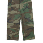 MFH Mens Cotton Blend Relaxed Cargo Camouflage Trousers W23 L25 Utility Style