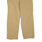 CARHARTT Mens Cotton Blend Beige Regular Fit Straight Leg Trousers W32 L27