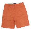 CHAPS Mens Orange Casual Cotton Shorts M W34 Summer Regular Fit