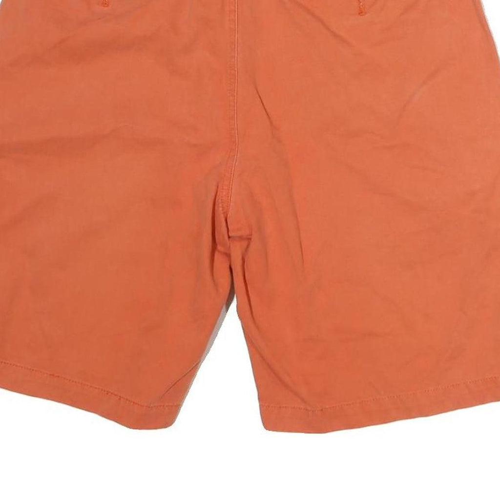 CHAPS Mens Orange Casual Cotton Shorts M W34 Summer Regular Fit