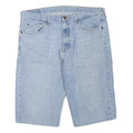 WRANGLER Mens Shorts Blue Denim Casual L W36 Comfortable Cotton Blend