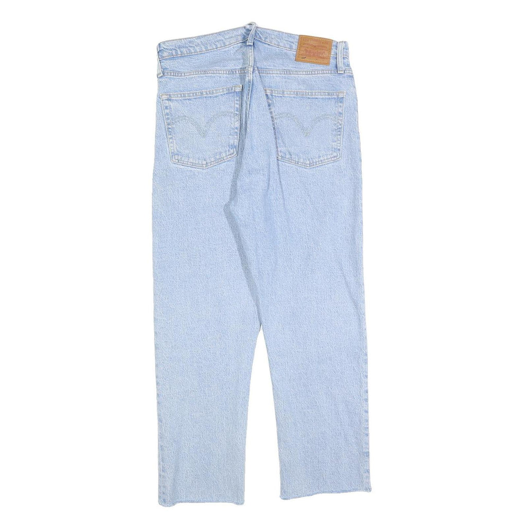 LEVI'S 501 Womens Jeans Blue Regular Straight Denim Light W30 L25 Classic Fit