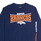 NFL Denver Broncos Mens T-Shirt Blue Long Sleeve USA L
