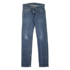 LEVI'S 511 Jeans Mens Blue Skinny Straight Stone Wash W26 L32
