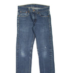 LEVI'S 511 Jeans Mens Blue Skinny Straight Stone Wash W26 L32