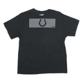 NFL Mens Black Graphic T-Shirt L Short Sleeve Crew Neck Cotton Casual