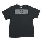 NFL Mens Black Graphic T-Shirt L Short Sleeve Crew Neck Cotton Casual