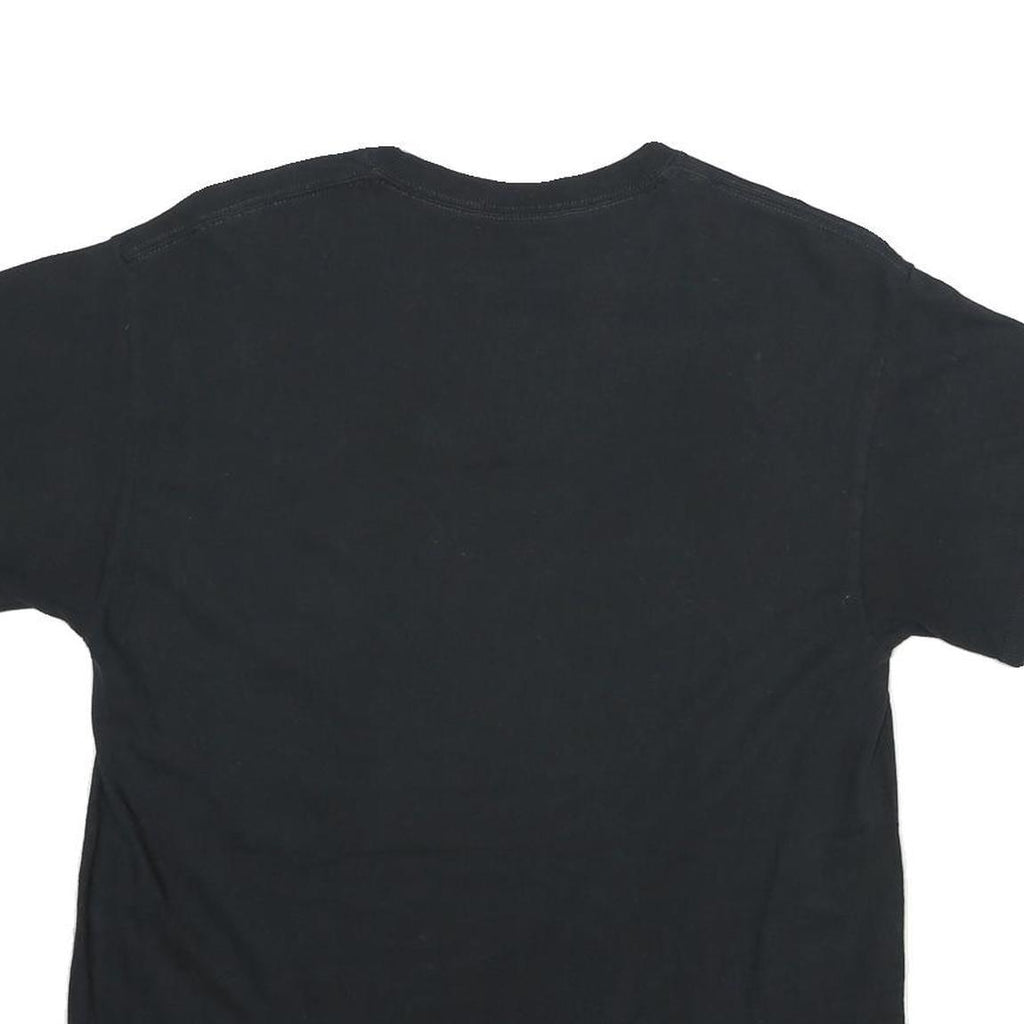 NFL Mens Black Graphic T-Shirt L Short Sleeve Crew Neck Cotton Casual