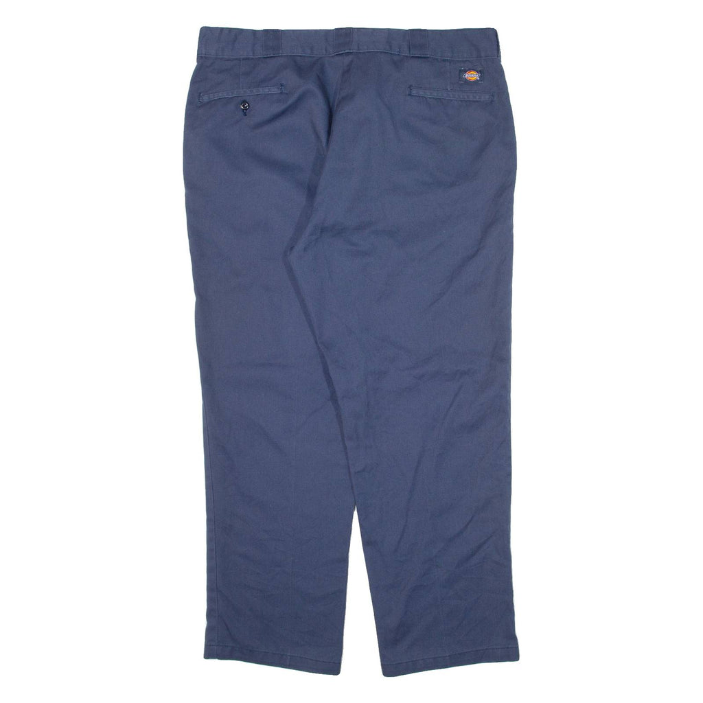 DICKIES 874 Workwear Mens Trousers Blue Regular Straight W40 L28