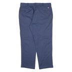 DICKIES 874 Workwear Mens Trousers Blue Regular Straight W40 L28