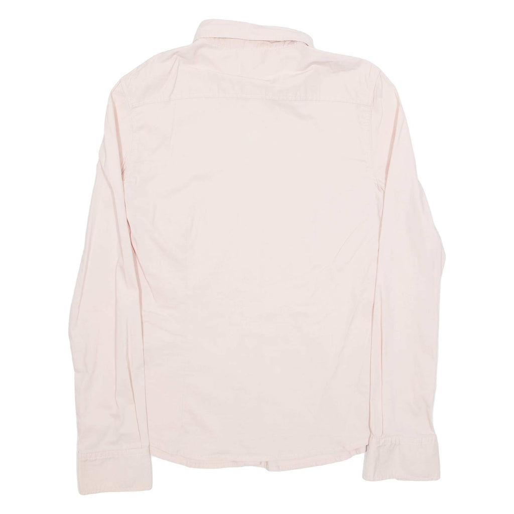 GAUDI JEANS Womens Shirt Pink Collared Long Sleeve M