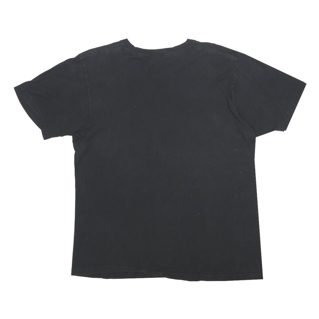 Mens Black Nirvana Graphic T-Shirt M Short Sleeve Crew Neck Cotton Blend