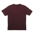CARHARTT Mens Maroon Pocket T-Shirt M Short Sleeve Crew Neck Workwear Cotton