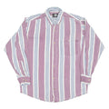 ANTANA Mens Shirt Purple Striped Long Sleeve M