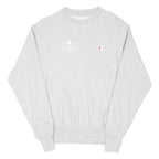 CHAMPION REVERSE WEAVE Mens Grey Schroeder Brothers Farms Crew Neck S Cotton
