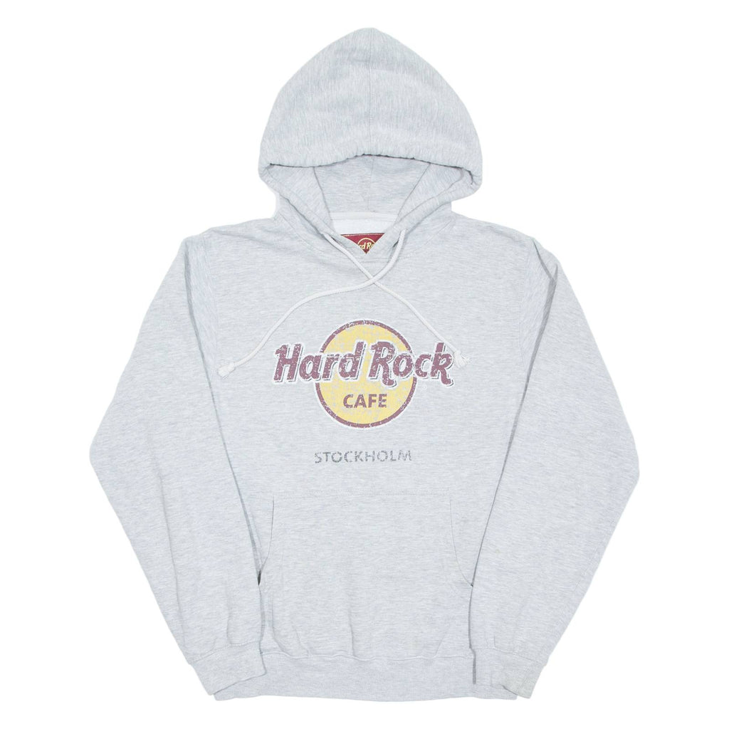 HARD ROCK CAFE Stockholm Mens Grey Hoodie M