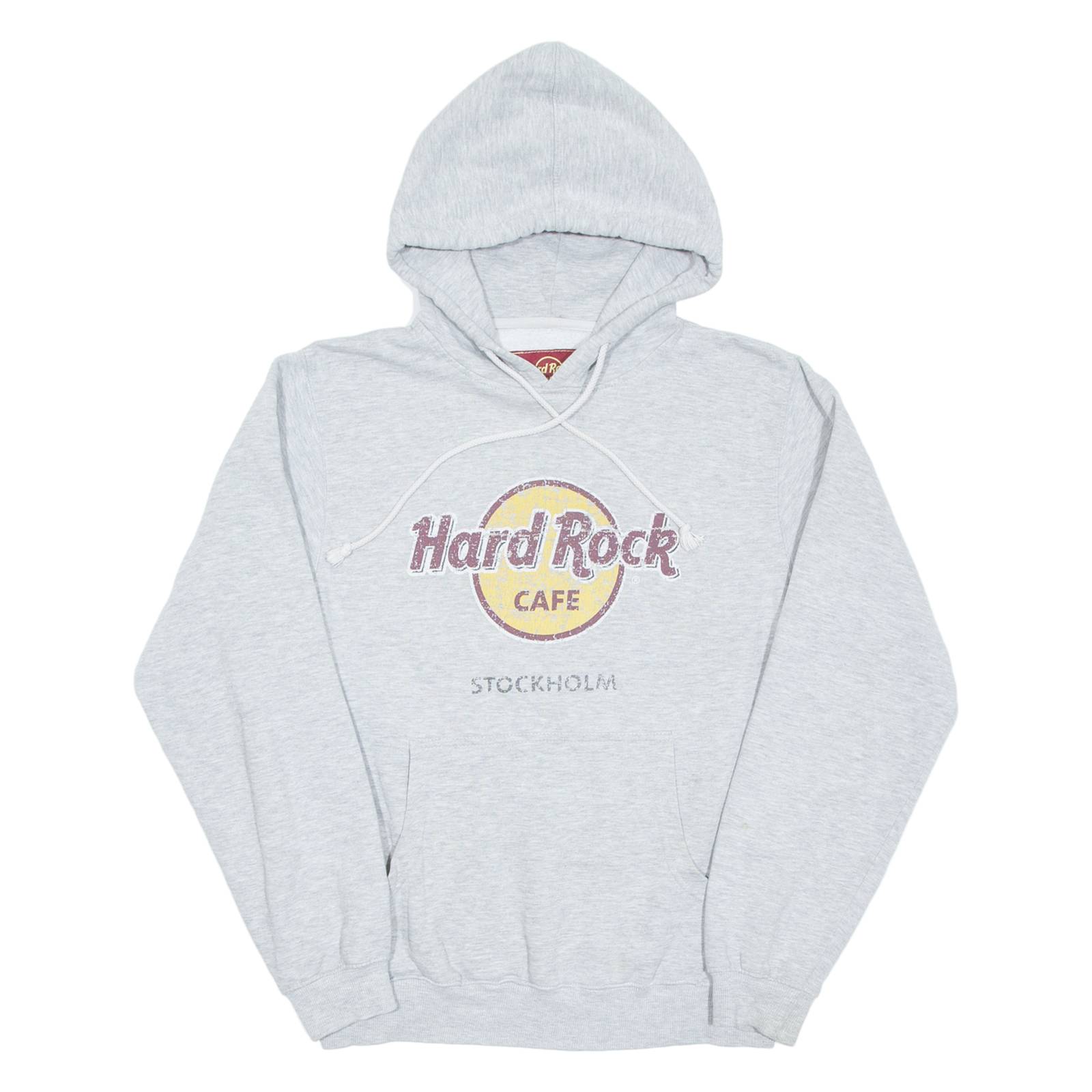 HARD ROCK CAFE Stockholm Mens Grey Hoodie M