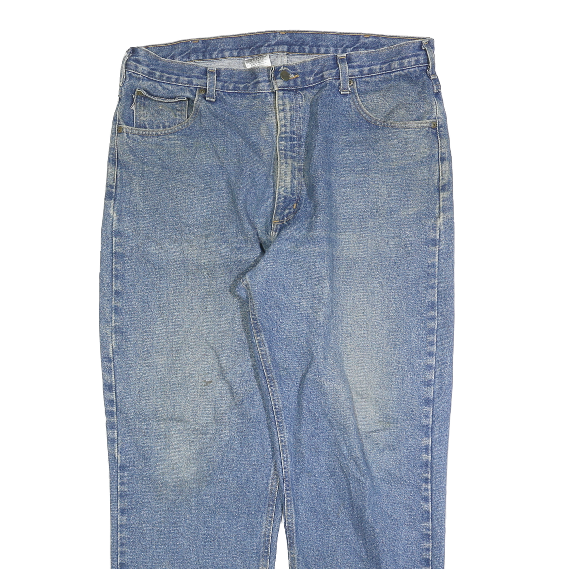CARHARTT Mens Relaxed Blue Denim Jeans W40 L32 Workwear Casual Cotton Blend