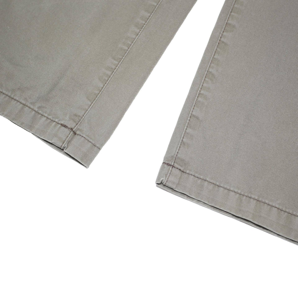 TOMMY HILFIGER Mens Cotton Blend Beige Regular Fit Button Trousers W38 L32