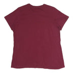 NIKE Womens Maroon Modesto Nuts Baseball Graphic T-Shirt 2XL Short Sleeve Crew