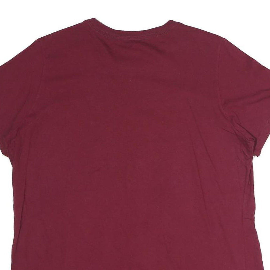 NIKE Womens Maroon Modesto Nuts Baseball Graphic T-Shirt 2XL Short Sleeve Crew