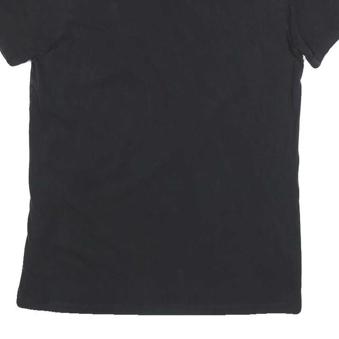 LEVI'S Mens Black Short Sleeve Crew Neck T-Shirt S Cotton Blend Classic Fit