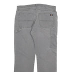 DICKIES Mens Regular Grey Cotton Blend Denim W36 L32 Workwear Zip Closure Jeans