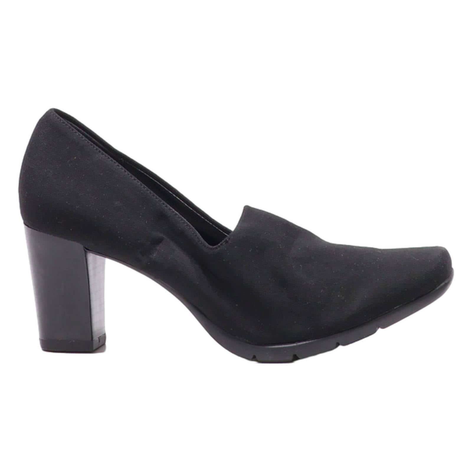 AEROSOLES Block Heels Black Synthetic Womens UK 5.5