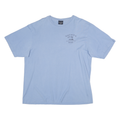 NAUTICA Mens Blue Graphic T-Shirt XL Short Sleeve Crew Neck Casual Cotton