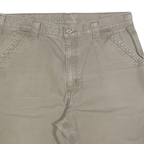 CARHARTT Mens Shorts Beige Casual Plain L W36 Workwear Utility Durable