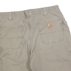 CARHARTT Mens Shorts Beige Casual Plain L W36 Workwear Utility Durable