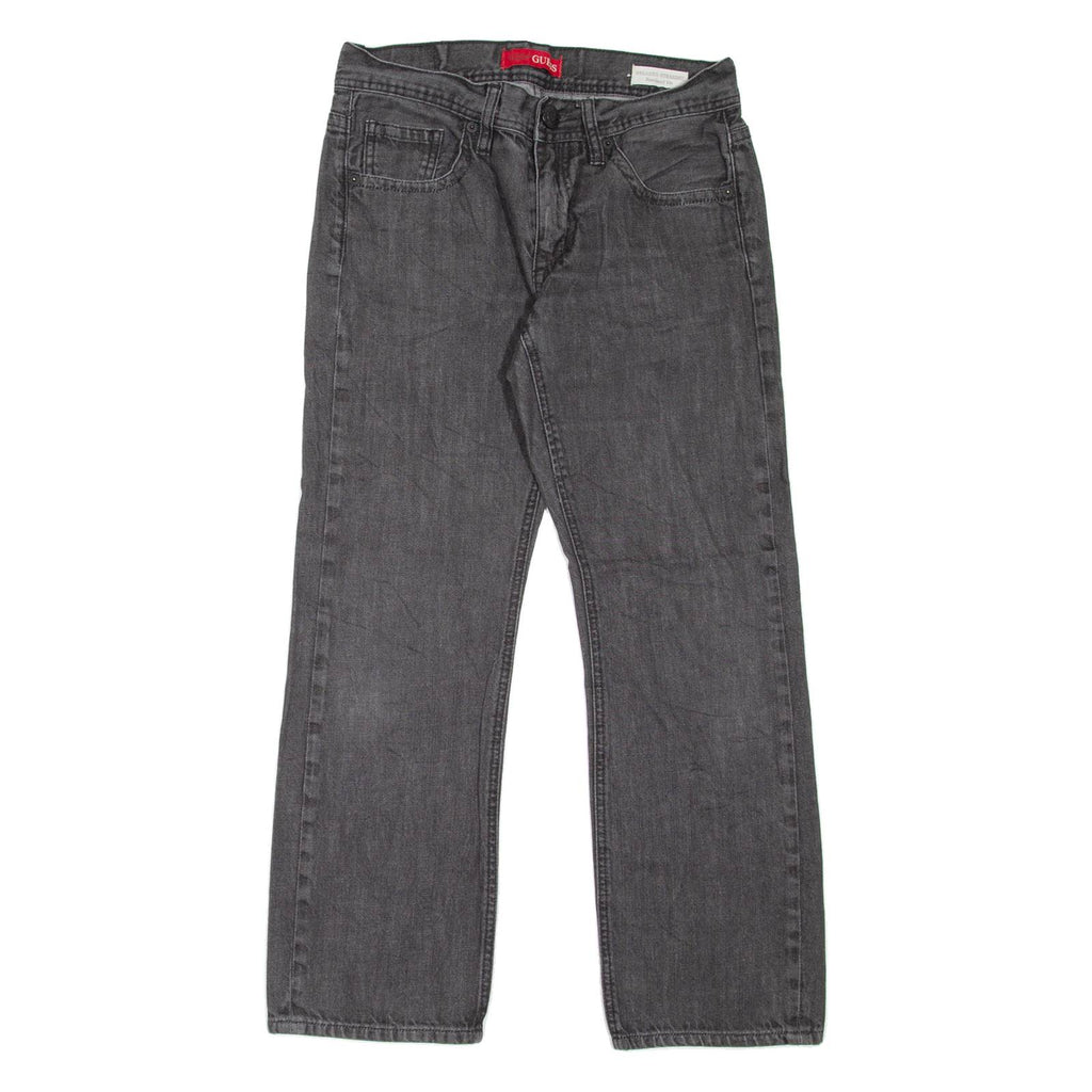 GUESS Rowland Mens Jeans Grey Relaxed Straight W30 L27