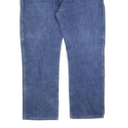 DICKIES Mens Regular Fit Blue Denim Jeans W38 L30 Zip Closure Cotton Blend