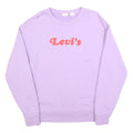 LEVI'S Womens Lilac Purple Sweatshirt S Crew Neck Cotton Pullover Casual