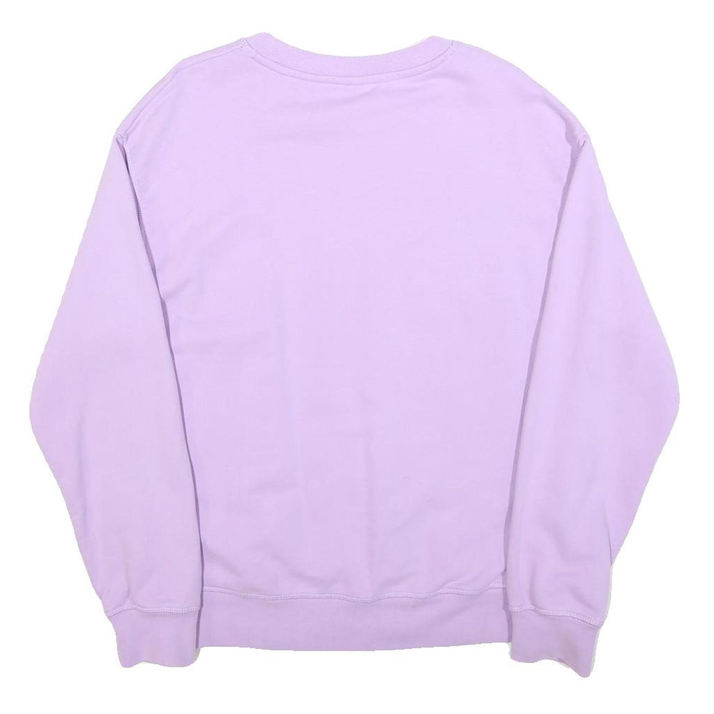 LEVI'S Womens Lilac Purple Sweatshirt S Crew Neck Cotton Pullover Casual