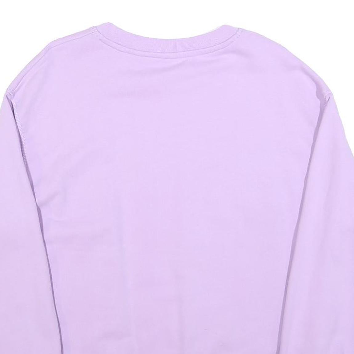LEVI'S Womens Lilac Purple Sweatshirt S Crew Neck Cotton Pullover Casual