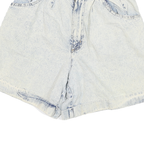 ESSENTIAL SPORT Womens Denim Blue Shorts M W28 Casual Cotton Blend
