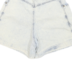 ESSENTIAL SPORT Womens Denim Blue Shorts M W28 Casual Cotton Blend