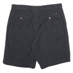 TOMMY HILFIGER Mens Shorts Navy Casual L W34 Classic Cotton Lightweight