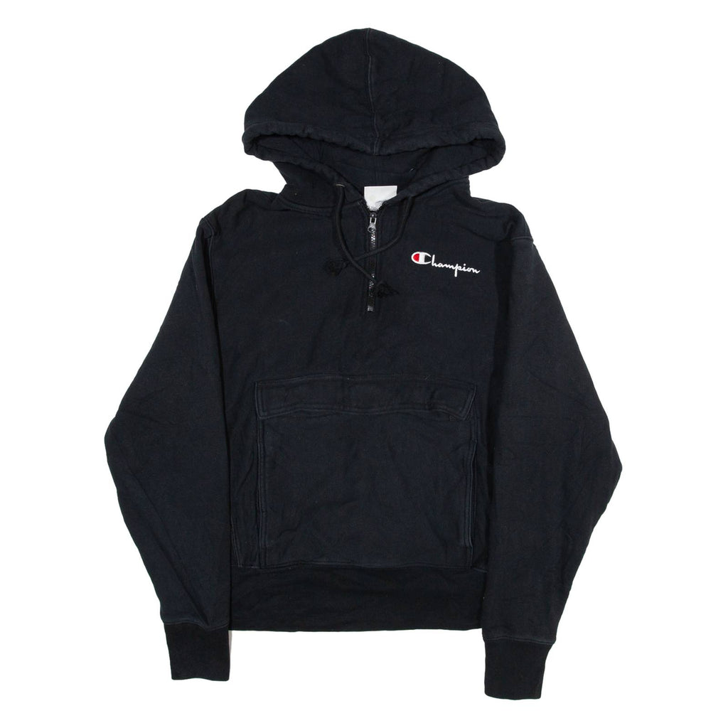CHAMPION REVERSE WEAVE Womens Black Hoodie M