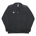 ADIDAS Mens Black Jacket 2XL Polyester Zip Sport Casual Track Top